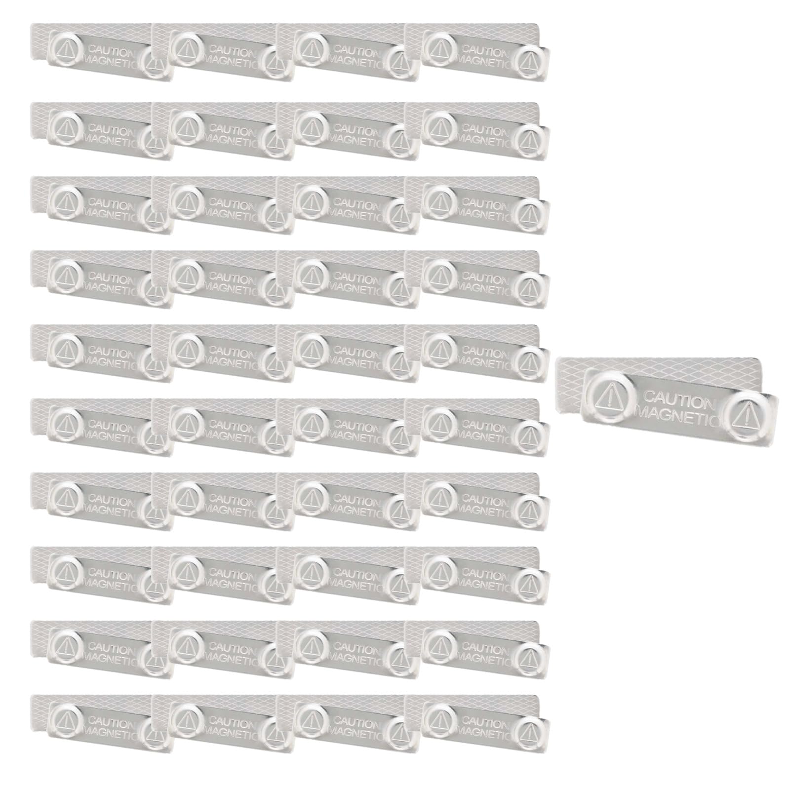 Amazon.co.jp: [大王製作所] マグネットバッジ 四角 100個入 穴をあけ